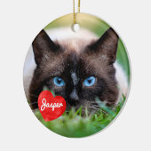 Geheugenherdenking bij het liefhebben van de foto  keramisch ornament (Links)