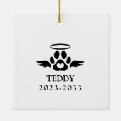 Geheugenherinnering foto foto foto foto foto foto  keramisch ornament (Achterkant)