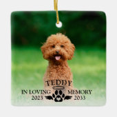 Geheugenherinnering foto foto foto foto foto foto  keramisch ornament (Voorkant)