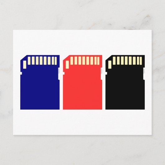 GeheugenKaarten - SD-geheugenkaart Briefkaart (Voorkant)