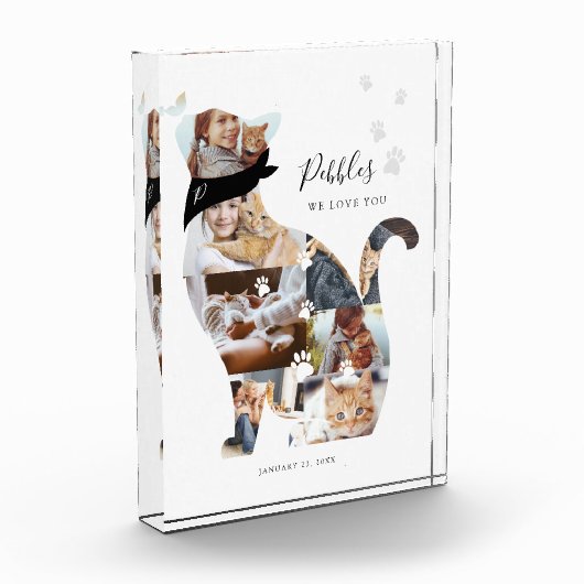 Geheugenkat Foto Collage Pet Memorial (Links)