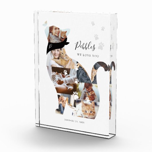 Geheugenkat Foto Collage Pet Memorial (Rechts)