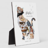 Geheugenkat Foto Collage Pet Memorial Fotoplaat (Zijkant)