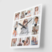 Geheugenraster van de familie van het Manuscript Vierkante Klok (Hoek)