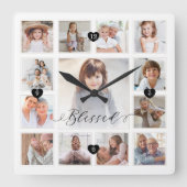 Geheugenraster van het Geheugen van de Gezinnen va Vierkante Klok (Voorkant)