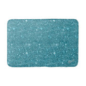 Geheugenschuim Aqua Glitter Medium Bath Mat 20" x (Voorkant)