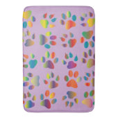 Geheugenschuim luxueus zacht, pootafdrukken badmat (Voorkant Verticaal)