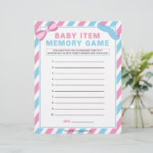 Geheugenspel met baby [Geslachtsverrassend] Briefhoofd (Staand voorkant)