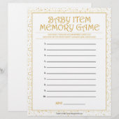 Geheugenspel met baby [Gulden spaarpjes] Briefhoofd (Voorkant / Achterkant)