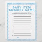 Geheugenspel voor baby [Luxe kant [blauw]] Briefhoofd (Voorkant / Achterkant)