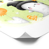 Geheugensteunteken voor Baby shower Poster (Hoek)