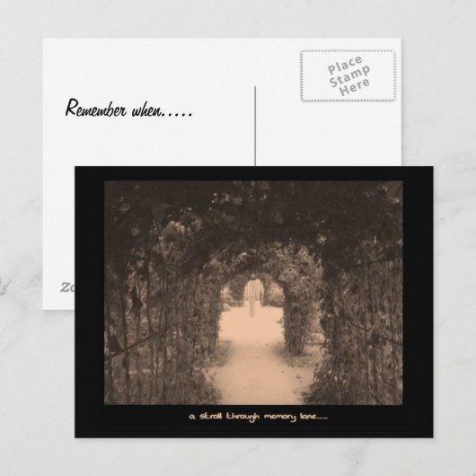 Geheugenstrook-postkaart Briefkaart (Voorkant / Achterkant)