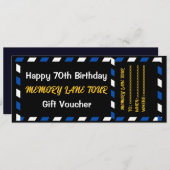 Geheugenstrook tour cadeaubon nostalgische momente (Voorkant / Achterkant)