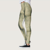 Geheugenverschuiving – verouderd Manuscript Leggings (Links)