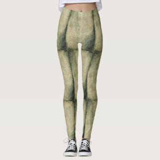 Geheugenverschuiving – verouderd Manuscript Leggings