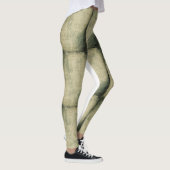 Geheugenverschuiving – verouderd Manuscript Leggings (Rechts)