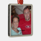 Geheugenversiering Metalen Ornament (Rechts)