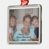 Geheugenversiering Metalen Ornament (Links)