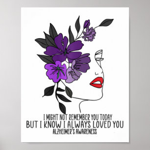 Geheugenzorg voor vrouwen Ik kan je niet herinnere Poster