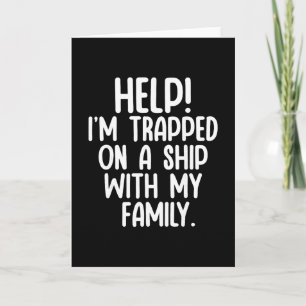 Geholpen Op Een Schip Met Mijn Familie Cruise Grap Kaart