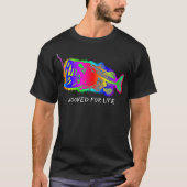 GEHOOGD VOOR LEVEN Meerdere kleuren T-shirt (Voorkant)