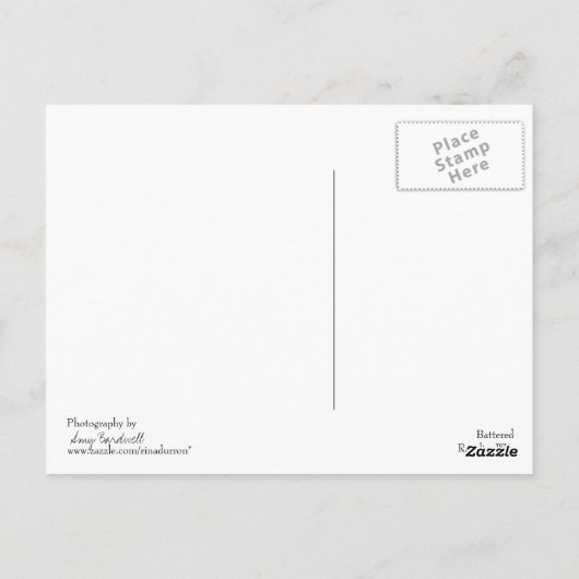 Gehoopt Briefkaart (Achterkant)