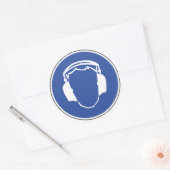 Gehoorbescherming Veiligheid Sticker (Envelop)