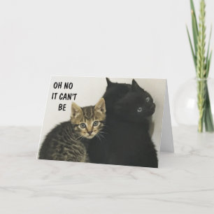 GEHOORD "JIJ" WORDT "60" MEOW!!! KAART