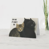 GEHOORD "JIJ" WORDT "60" MEOW!!! KAART (Voorkant)