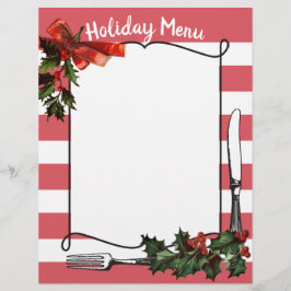 Gehoord kerstfeest met briefhoofd