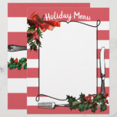 Gehoord kerstfeest met briefhoofd (Voorkant / Achterkant)