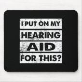 gehoorgestoord doofbewustzijn ASL Sign L Muismat (Voorkant)