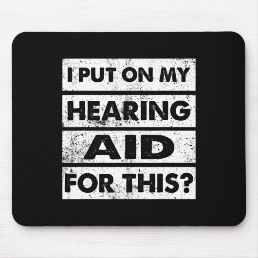  gehoorgestoord doofbewustzijn ASL Sign L Muismat (Voorkant)