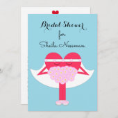 Gehoorlijk trouwen: Vrijgezellenfeest Kaart (Voorkant / Achterkant)