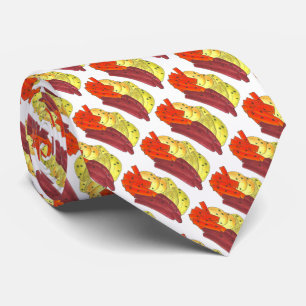 Gehoornd rundvlees en kool St. Patrick's Day Food Stropdas