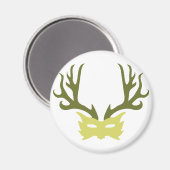 Gehoornde God Mask Magneet (Voorkant / Achterkant)