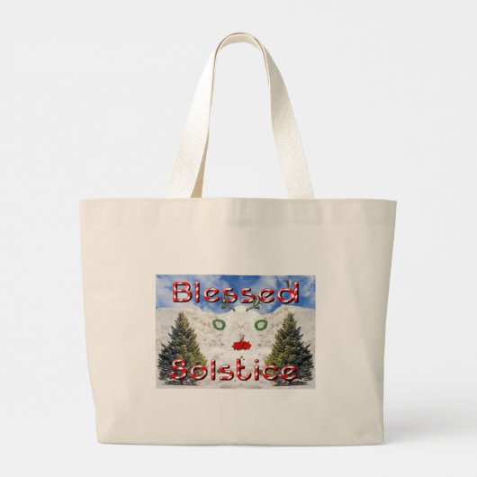 Gehoornde is Alter Grote Tote Bag (Achterkant)