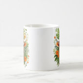 Gehoornde Koe en bloemen Koffiemok (Center)