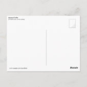 Gehoornde puffin (Fratercula corniculata) Briefkaart (Achterkant)