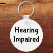 Gehoorstoornis Sleutelhanger (Voorkant)