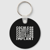 Gehoorverlies Bewustmaking Doaf Cochlear Implant A Sleutelhanger (Achterkant)