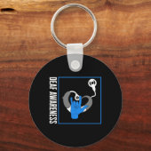 Gehoorverlies Bewustmaking Doaf Cochlear Implant A Sleutelhanger (Achterkant)