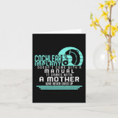 Gehoorverlies Bewustwording Moeder Cochleair Impla Kaart (Gele Bloem)