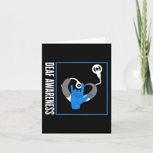 Gehoorverlies Bewustzijn Dove Cochleaire Implantat Kaart