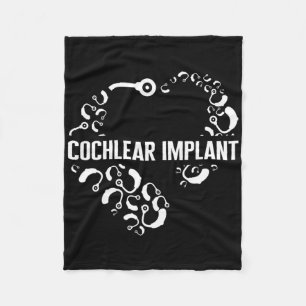 Gehoorverlies Bewustzijn Liefde Cochleair Implanta Fleece Deken