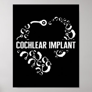 Gehoorverlies Bewustzijn Liefde Cochleair Implanta Poster