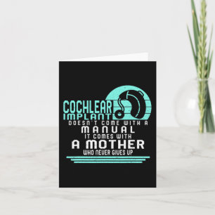 Gehoorverlies Bewustzijn Moeder Cochleair Implanta Kaart