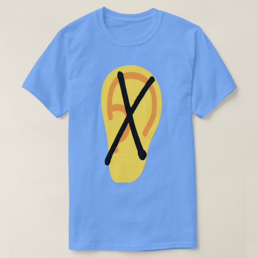 gehoorweergave t-shirt (Design voorkant)