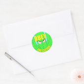 Gehoorzaam de cactus ronde Sticker (Envelop)