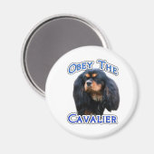 Gehoorzaam de Cavalier - Magneet (Voorkant / Achterkant)
